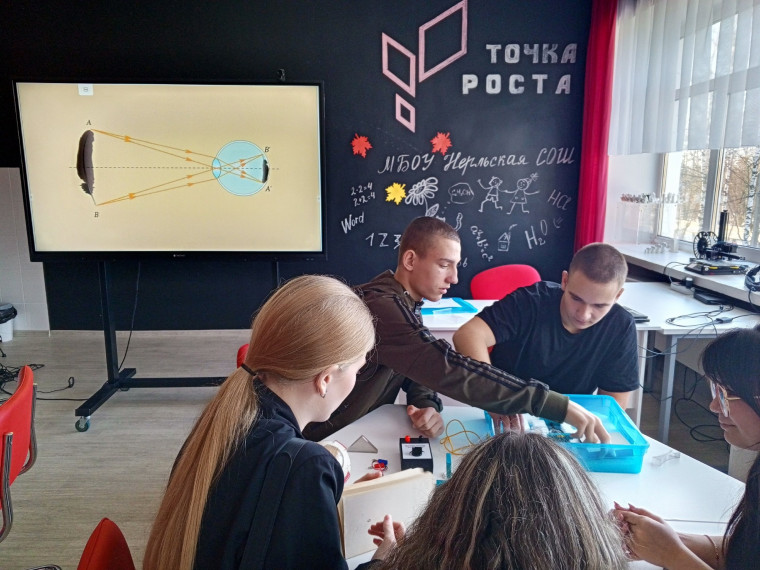 Геометрическая оптика на базе "Точка роста".