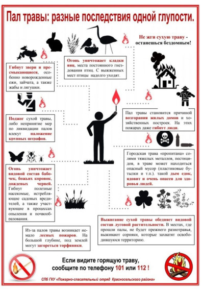 Пал травы..